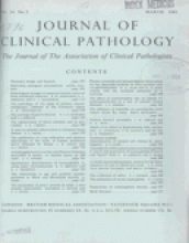 Journal of Clinical Pathology: 14 (2)