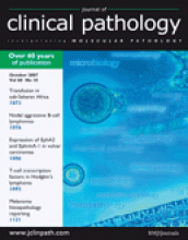 Journal of Clinical Pathology: 60 (10)
