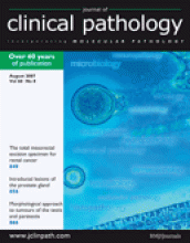 Journal of Clinical Pathology: 60 (8)